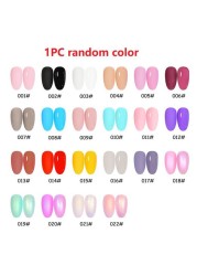 22 Color Solid Canned Gel Nail Polish No Flowing Full Coverage Pigmented Color Paint DIY Nail Art Designs Nail Gel Polish TSLM1