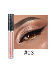 Makeup Black Glitter Liquid Eyeshadow Shimmer Diamond Shiny Eyeshadow Palette Lasting Shimmer Pigmented Eye Shadow Cosmetics