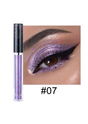 Makeup Black Glitter Liquid Eyeshadow Shimmer Diamond Shiny Eyeshadow Palette Lasting Shimmer Pigmented Eye Shadow Cosmetics