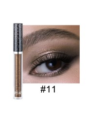 Makeup Black Glitter Liquid Eyeshadow Shimmer Diamond Shiny Eyeshadow Palette Lasting Shimmer Pigmented Eye Shadow Cosmetics