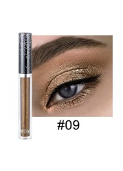 New Golden Shiny Liquid Eyeshadow Metallic Diamond Glitter Eyeshadow Palette Lasting Shimmer Pigmented Eye Shadow Cosmetics 1pc