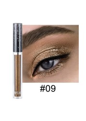 New Golden Shiny Liquid Eyeshadow Metallic Diamond Glitter Eyeshadow Palette Lasting Shimmer Pigmented Eye Shadow Cosmetics 1PC