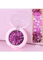 New Golden Shiny Liquid Eyeshadow Metallic Diamond Glitter Eyeshadow Palette Lasting Shimmer Pigmented Eye Shadow Cosmetics 1PC