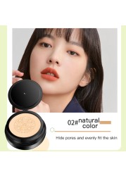 BB Air Cushion Foundation Mushroom Head CC Cream Concealer Brightening Makeup Waterproof Brighten Face Base Tone Cosmetics