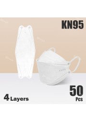 Korean Face Mask KN95 Mascarillas FPP2 Adutos Security Protection KN 95 Mascherine FFP2 Masque Colors Morandi FFPP2 Certification