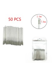 50pcs/set Nail Drill Bit Set Cutter Dental Diamond Grinding Polish Burs Dental Lab Polisher 2.35mm Shank Nail Tools