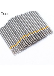 50pcs/set Nail Drill Bit Set Cutter Dental Diamond Grinding Polish Burs Dental Lab Polisher 2.35mm Shank Nail Tools