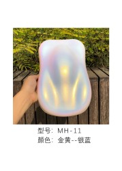 MH Magic Starry Sky Mirror Holographic Effects Chameleon Transparent Rainbow Nail Art Flake Pigment Powder Nail Art Powder