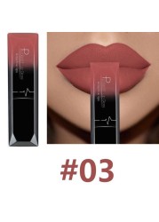 Hot Sales Waterproof Nude Matte Velvet Shiny Lip Gloss Lip Balm Sexy Lipstick Tint 21 Colors