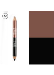 Double-ended Glitter Eyeliner Pen Highlighter Eyeshadow Waterproof Eyeliner Pencil Lasting Sweatproof Eyes Makeup Tools