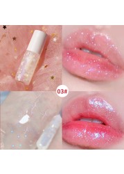 PNF Pearlescent Mini Moisturizing Glass Lip Gloss with Clear Shiny Clear Lip Gloss