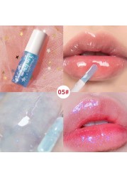 PNF Pearlescent Mini Moisturizing Glass Lip Gloss with Clear Shiny Clear Lip Gloss