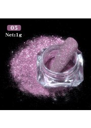 Born Pretty Reflective Glitter Powder Bright Light Shining Nail Chrome Pigment Dust Powder Nail Decoration for Gel Polish