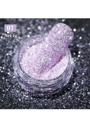 Born Pretty Reflective Glitter Powder Bright Light Shining Nail Chrome Pigment Dust Powder Nail Decoration for Gel Polish