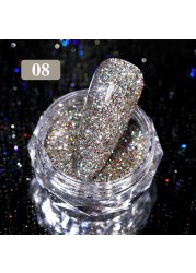 Born Pretty Reflective Glitter Powder Bright Light Shining Nail Chrome Pigment Dust Powder Nail Decoration for Gel Polish