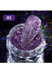 Born Pretty Reflective Glitter Powder Bright Light Shining Nail Chrome Pigment Dust Powder Nail Decoration for Gel Polish