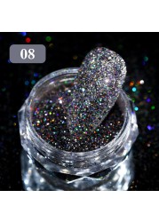 Born Pretty Reflective Glitter Powder Bright Light Shining Nail Chrome Pigment Dust Powder Nail Decoration for Gel Polish