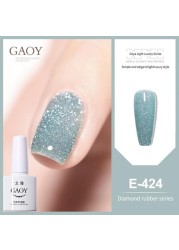 1 Pack Glitter Gel Nail Polish Iridescent Sparkling Sequins Reflective Semi-Permanent UV LED Nail Gel Varnish TSLM1