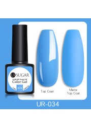 ur sugar 7.5ml gel nail polish nail color soak off uv gel varnish semi permanent uv gel nail art varnish base top coat