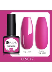 ur sugar 7.5ml gel nail polish nail color soak off uv gel varnish semi permanent uv gel nail art varnish base top coat