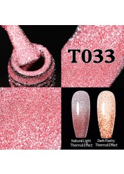 ur sugar 7.5ml neon yellow reflective glitter gel nail polish shine twilight nail gel nail art varnish semi permanent varnish