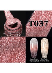 ur sugar 7.5ml neon yellow reflective glitter gel nail polish shine twilight nail gel nail art varnish semi permanent varnish