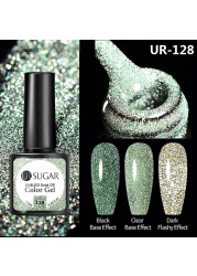 UR SUGAR 7.5ml Disco Reflective Cat Magnetic Gel Nail Polish Auroras Iridescent Glitter Sequins Soak Off Nails Art UV Varnish