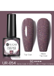 UR SUGAR 7.5ml Disco Reflective Cat Magnetic Gel Nail Polish Auroras Iridescent Glitter Sequins Soak Off Nails Art UV Varnish