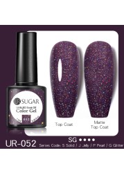 UR SUGAR 7.5ml Disco Reflective Cat Magnetic Gel Nail Polish Auroras Iridescent Glitter Sequins Soak Off Nails Art UV Varnish