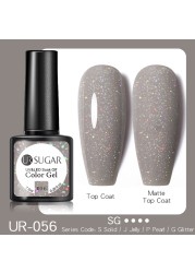 UR SUGAR 7.5ml Disco Reflective Cat Magnetic Gel Nail Polish Auroras Iridescent Glitter Sequins Soak Off Nails Art UV Varnish