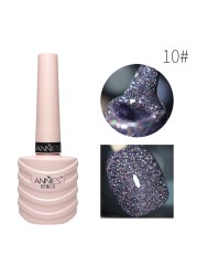 10ml Colorful Diamond Nail Gel Polish Holographic Auroras Glitter Soak Off UV Semi Permanent Varnish Gel Nail Art Gel TSLM1