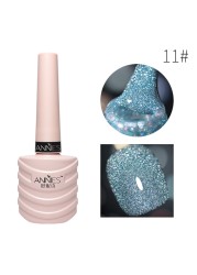 10ml Colorful Diamond Nail Gel Polish Holographic Auroras Glitter Soak Off UV Semi Permanent Varnish Gel Nail Art Gel TSLM1