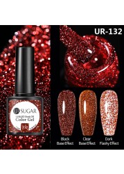 UR SUGAR 7.5ml Glitter Reflective Gel Nail Polish Manicure Nail Art Semi Permanent UV LED Nail Polish Lamp