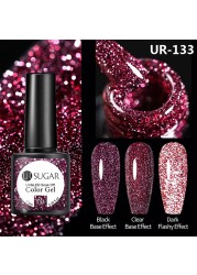 UR SUGAR 7.5ml Glitter Reflective Gel Nail Polish Manicure Nail Art Semi Permanent UV LED Nail Polish Lamp