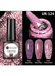 UR SUGAR 7.5ml Glitter Reflective Gel Nail Polish Manicure Nail Art Semi Permanent UV LED Nail Polish Lamp