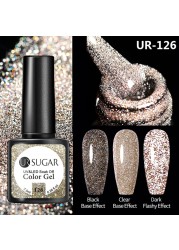 UR SUGAR 7.5ml Glitter Reflective Gel Nail Polish Manicure Nail Art Semi Permanent UV LED Nail Polish Lamp