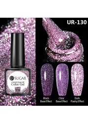 UR SUGAR 7.5ml Glitter Reflective Gel Nail Polish Manicure Nail Art Semi Permanent UV LED Nail Polish Lamp