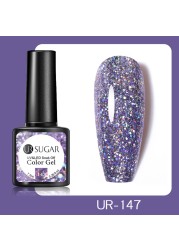 UR SUGAR 7.5ml Glitter Reflective Gel Nail Polish Manicure Nail Art Semi Permanent UV LED Nail Polish Lamp