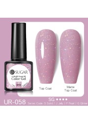 UR SUGAR 7.5ml Glitter Reflective Gel Nail Polish Manicure Nail Art Semi Permanent UV LED Nail Polish Lamp