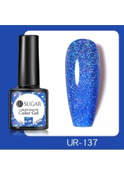 UR SUGAR 7.5ml Glitter Reflective Gel Nail Polish Manicure Nail Art Semi Permanent UV LED Nail Polish Lamp