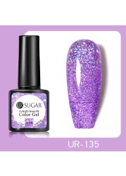 UR SUGAR 7.5ml Glitter Reflective Gel Nail Polish Manicure Nail Art Semi Permanent UV LED Nail Polish Lamp