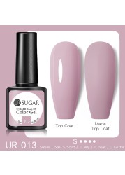 ur sugar 7.5ml purple color gel nail polish matte top coat semi permanent soak off nail art uv gel varnish all for manicure