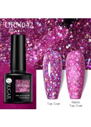 UR SUGAR Glitter Nail Gel Polish Color Glitter Sequins Shiny Gel Base Long Lasting Nail Art Varnish