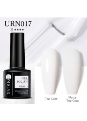 UR SUGAR 7.5ml Milky White Gel Nail Polish Clear Pink Gel Nail Extension Tips Soak Off Led UV Gel Varnish