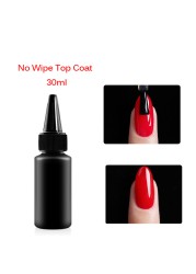 MSHARE Tempered Top Coat Matte Tops For Nails Mat Matte Gel Polish Semi Permanent UV Varnish