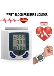 Automatic sphygmomanometer arm medical blood pressure monitor BP sphygmomanometer meter tonometer for measuring arterial pressure