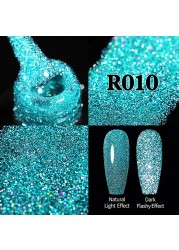 UR SUGAR Glitter Reflective Gel Nail Polish Shiny Rose Red Twilight UV LED Gel Varnish Soak Off Nail Gel Nails for Manicure