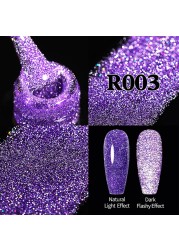 UR SUGAR Glitter Reflective Gel Nail Polish Shiny Rose Red Twilight UV LED Gel Varnish Soak Off Nail Gel Nails for Manicure