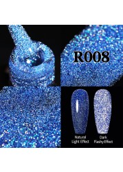 UR SUGAR Glitter Reflective Gel Nail Polish Shiny Rose Red Twilight UV LED Gel Varnish Soak Off Nail Gel Nails for Manicure