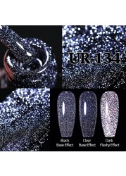 UR SUGAR Glitter Reflective Gel Nail Polish Shiny Rose Red Twilight UV LED Gel Varnish Soak Off Nail Gel Nails for Manicure